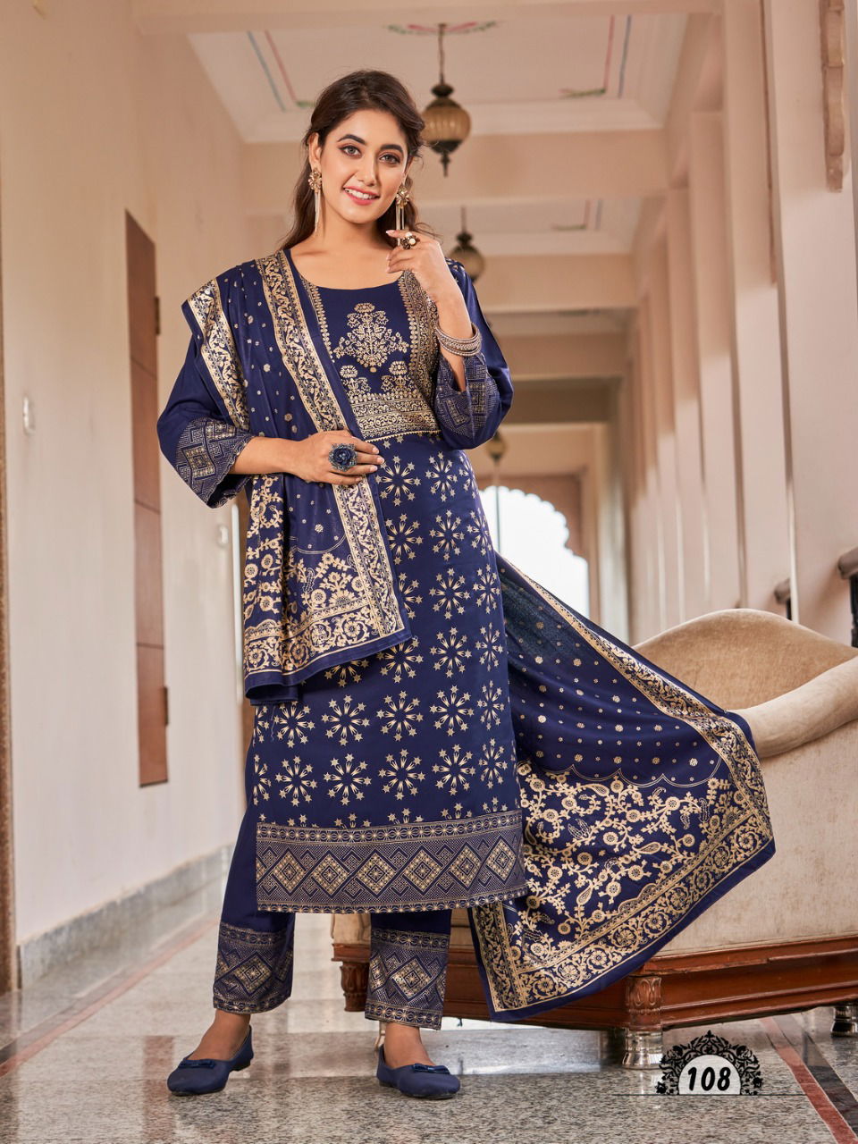 Banwery Nykaa New Fancy Festival Wear Rayon Kurti Pant With Dupatta Collection